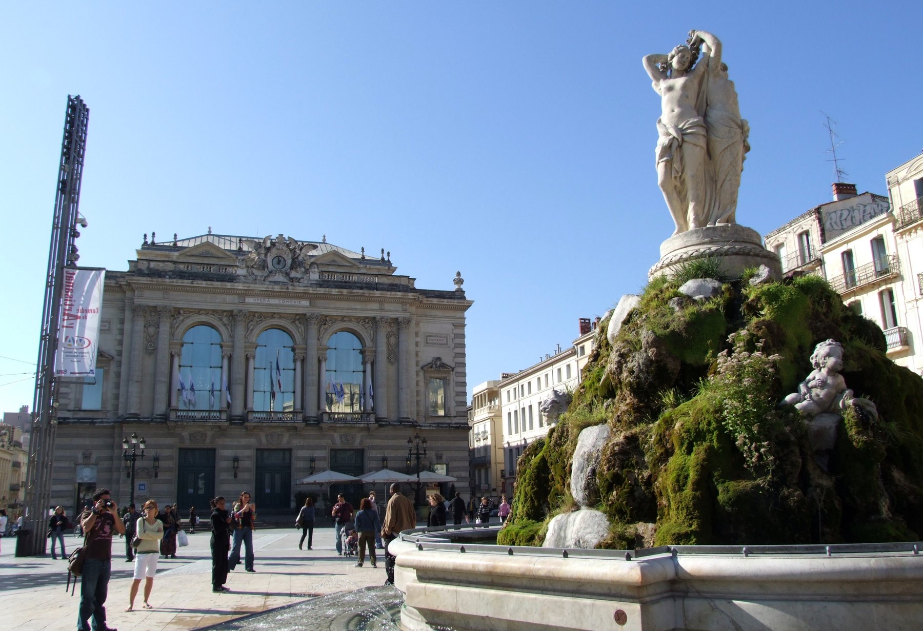 Place de la Comédie in Montpellier
